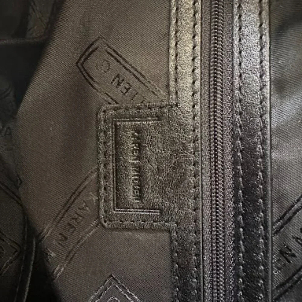 Karen Millen Suede and Leather Satchel - Picture 7 of 7